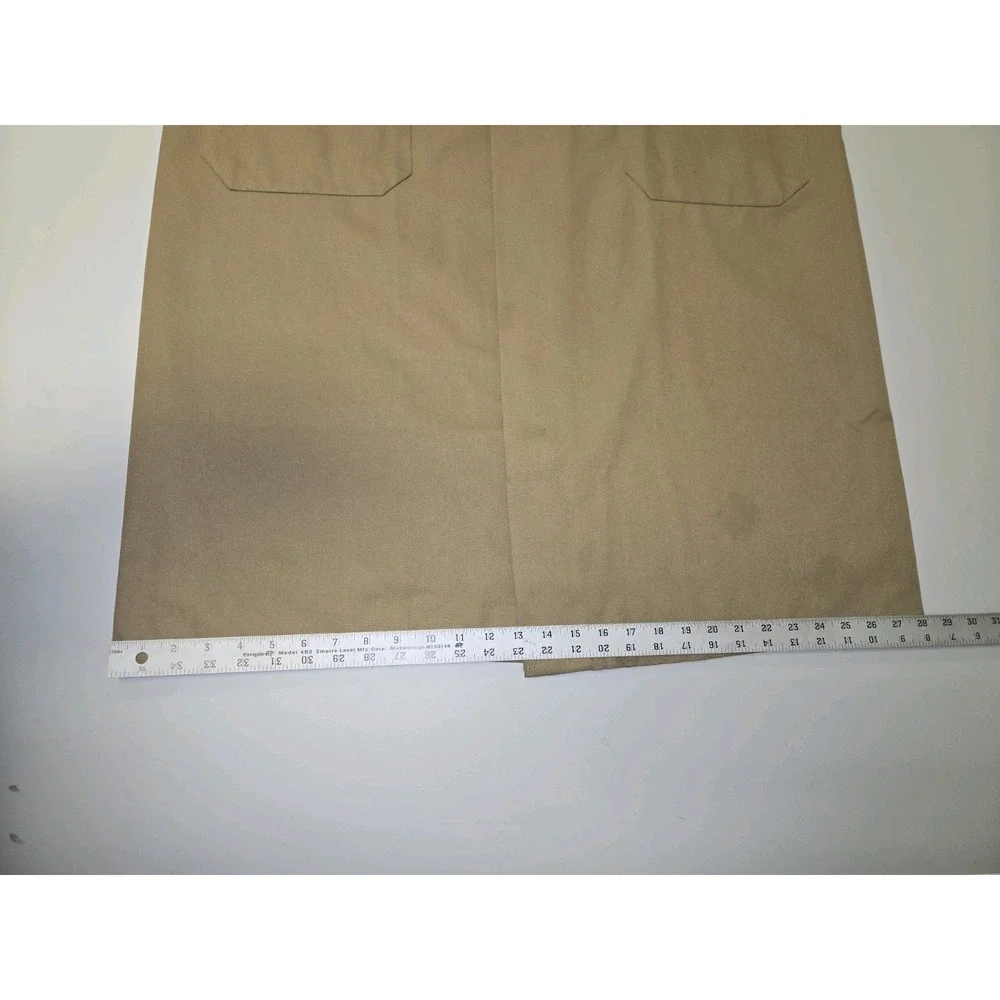 Vintage Kleidung Vetements Clothing KLM Workwear Cotton Long Coat Tan Size L‎